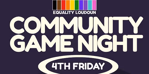 4th Friday Community Game & Craft Night