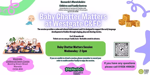 Baby  Chatter Matters - Westgate C&FC - Warwick