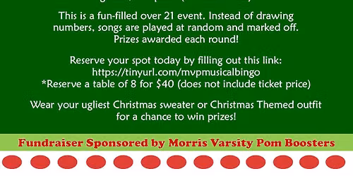 MVP\u2019s Jingle & Mingle Musical Bingo!