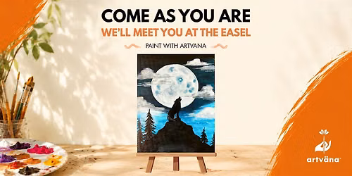Howling Wolf Paint and Sip at Cranes Castle Brewing | Bremerton WA