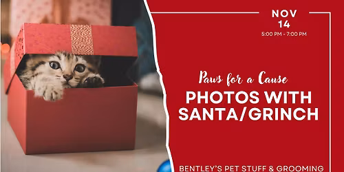 \ud83c\udf85\ud83d\udcf8 Paws with a Cause: Pet Photos with Santa! \ud83d\udc3e