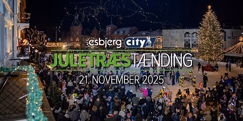 Juletr\u00e6st\u00e6nding i Esbjerg City