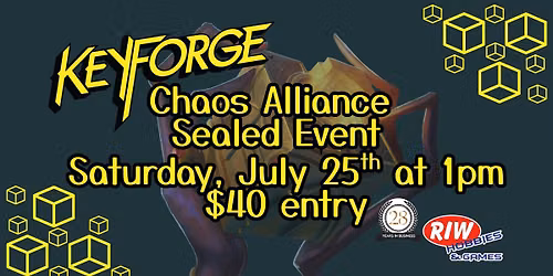 Keyforge Chaos Sealed Alliance Event
