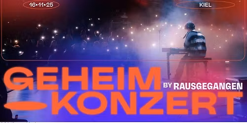 Rausgegangen Geheimkonzert \/ Kiel \/ die Pumpe