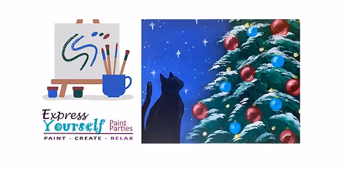 Meowy Christmas Paint Party @ Maldon