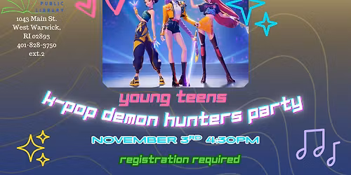 Young Teen: K-Pop Demon Hunters Party
