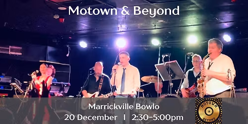Motown & Beyond-Christmas Soul at the Marrickville Bowlo