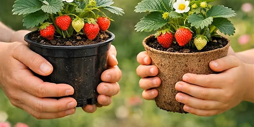 Grow free strawberry plants in our community