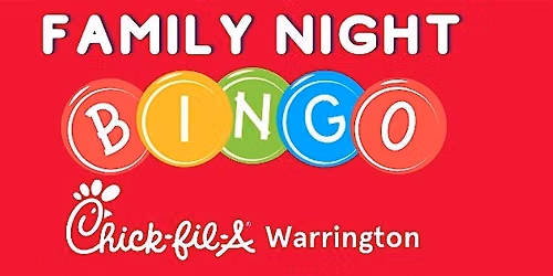 Chick-fil-A Warrington Crossing Family Bingo Night