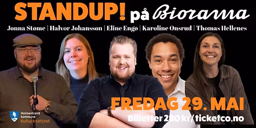 STANDUP! p\u00e5 Biorama - 29. mai