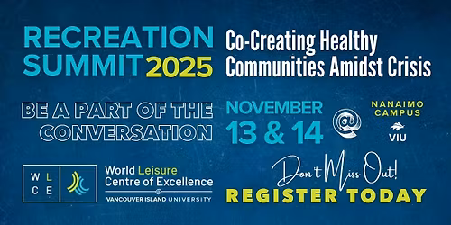 Recreation Summit 2025 at VIU