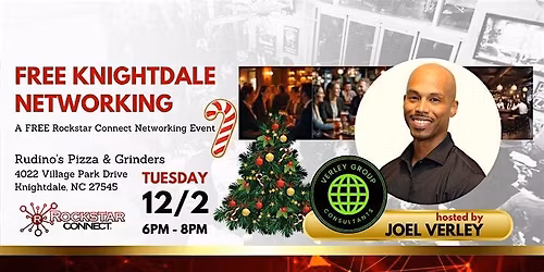 Free Knightdale Networking powered by Rockstar Connect (December)
