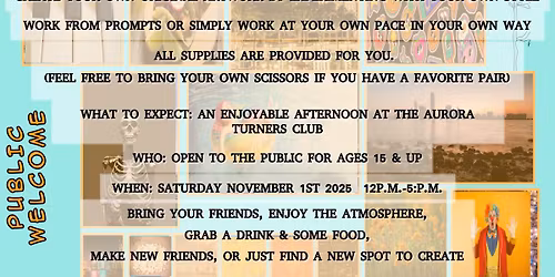 FREE Guided Collage Event