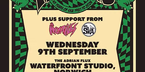 NR SKA Support The Toasters @ The Waterfront Norwich