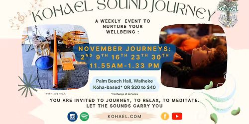 Kohael Sound Journey November (last month !)