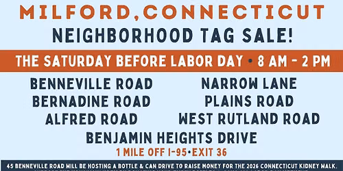 2026 Neighborhood Tag Sale