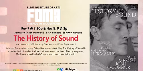The History of Sound | FOMA Film Series