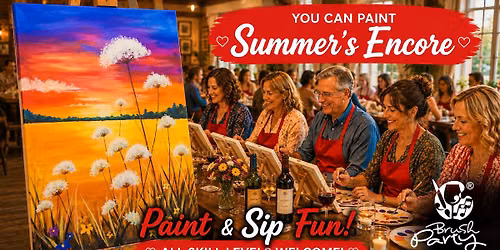 Join Brush Party to paint 'Summer's Encore' in Waddesdon