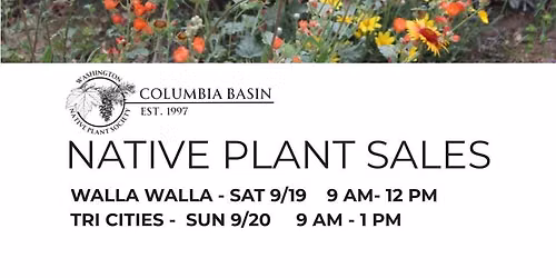 Native Plant Sale - Tri Cities 