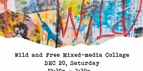 Wild and Free Mixed-media Collage