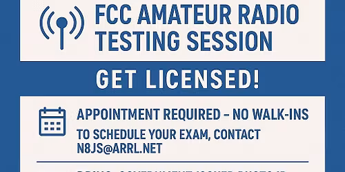 FCC Amateur Radio Testing Session \u2013 Get Licensed!