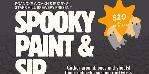 Spooky Paint & Sip at Starr Hill