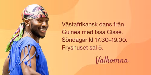 Avslutningsdans p\u00e5 s\u00f6ndag med Issa Ciss\u00e9