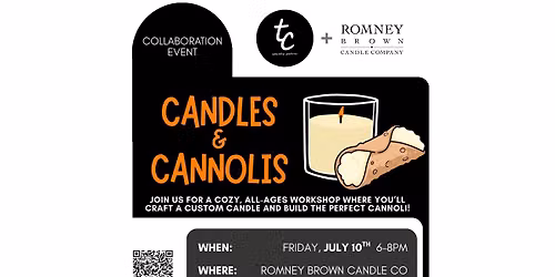 Candles & Cannolis Night | July 10th-  Fun Night Out Near Chicago