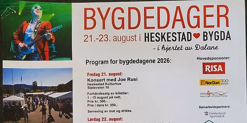 Bygdedager 2026!