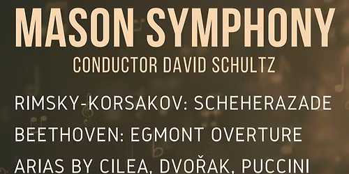 Mason Symphony Orchestra Concert