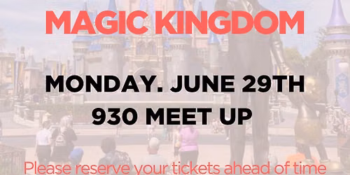 Magic Kingdom FIT4MOM Meet Up!