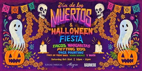 Dia de Los Muertos Halloween Fiesta