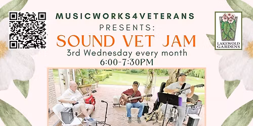 MW4V SoundVetJam - Lakewold Gardens 6 - 7:30 PM