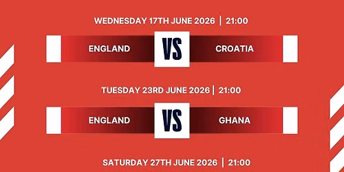 England vs Panama - World Cup screening