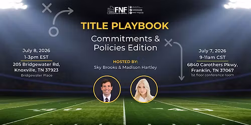 Title Playbook-Commitments & Policies Edition-Knoxville