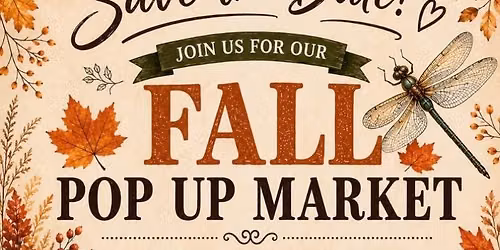Fall pop up market