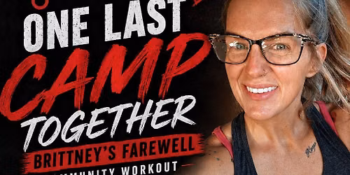 Britts Farewell community workout!