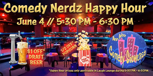 Comedy Nerdz Happy Hour