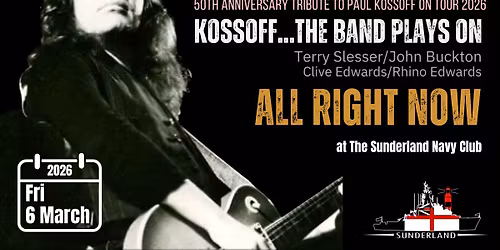 Kossoff... The Band Plays On - All Right Now