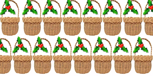 Weave a Christmas Ornament Basket