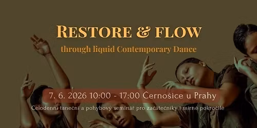 Restore & Flow \/ Liquid Contemporary Dance \/ Tane\u010dn\u00ed laborato\u0159