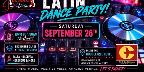 Latin Dance Party at The Cardinal! (9\/26\/26)