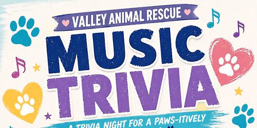 Music Trivia fundraiser for Vally Animal Rescue