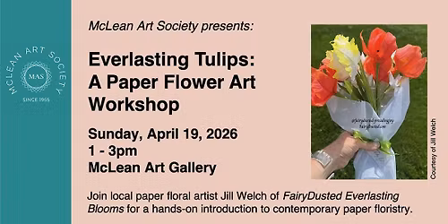 Everlasting Tulips: A Paper Flower Art Workshop