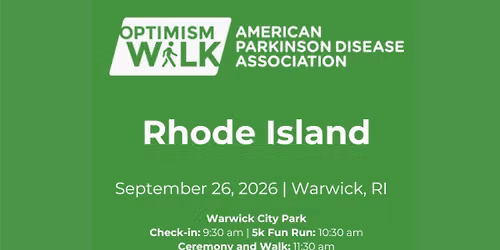 2026 Rhode Island Optimism Walk & 5K Fun Run for Parkinson\u2019s