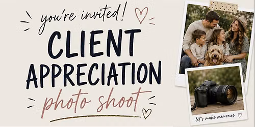 Client Appreciation Photo Shoot