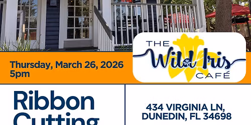 Ribbon Cutting for Wild Iris Cafe 5th Anniversary