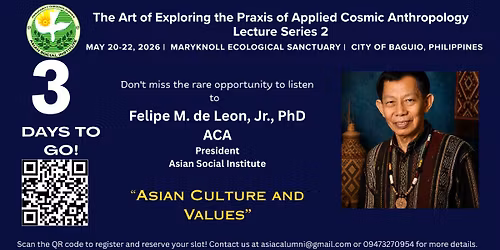 The Art of Exploring the Praxis of Applied Cosmic Anthropology (Lecture Series 2)