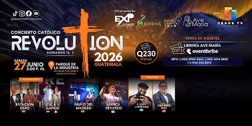Revolution Concert 2026 | Guatemala | Concierto Cat\u00f3lico en Vivo