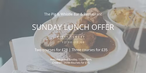 Sunday Lunch Offer
